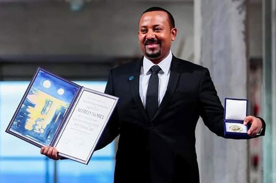 Dr. Abiy Ahmed received the Nobel Peace Prize